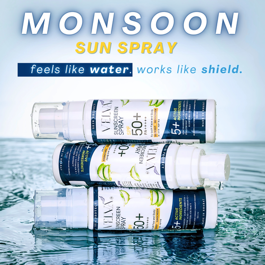 Velva Sunscreen Spray SPF 50 for Lightweight Sun Protection